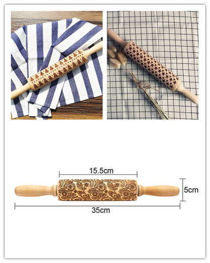 Rolling Pin Christmas Embossing