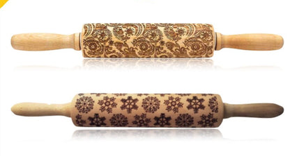 Rolling Pin Christmas Embossing